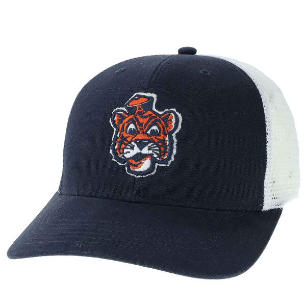 Beanie Tiger embroidered navy hat